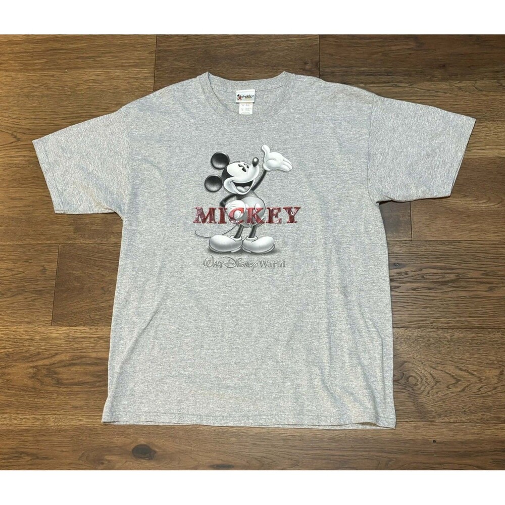 Vintage 90s Disney Mickey Mouse T-Shirt Walt Disney World Adult Size XL